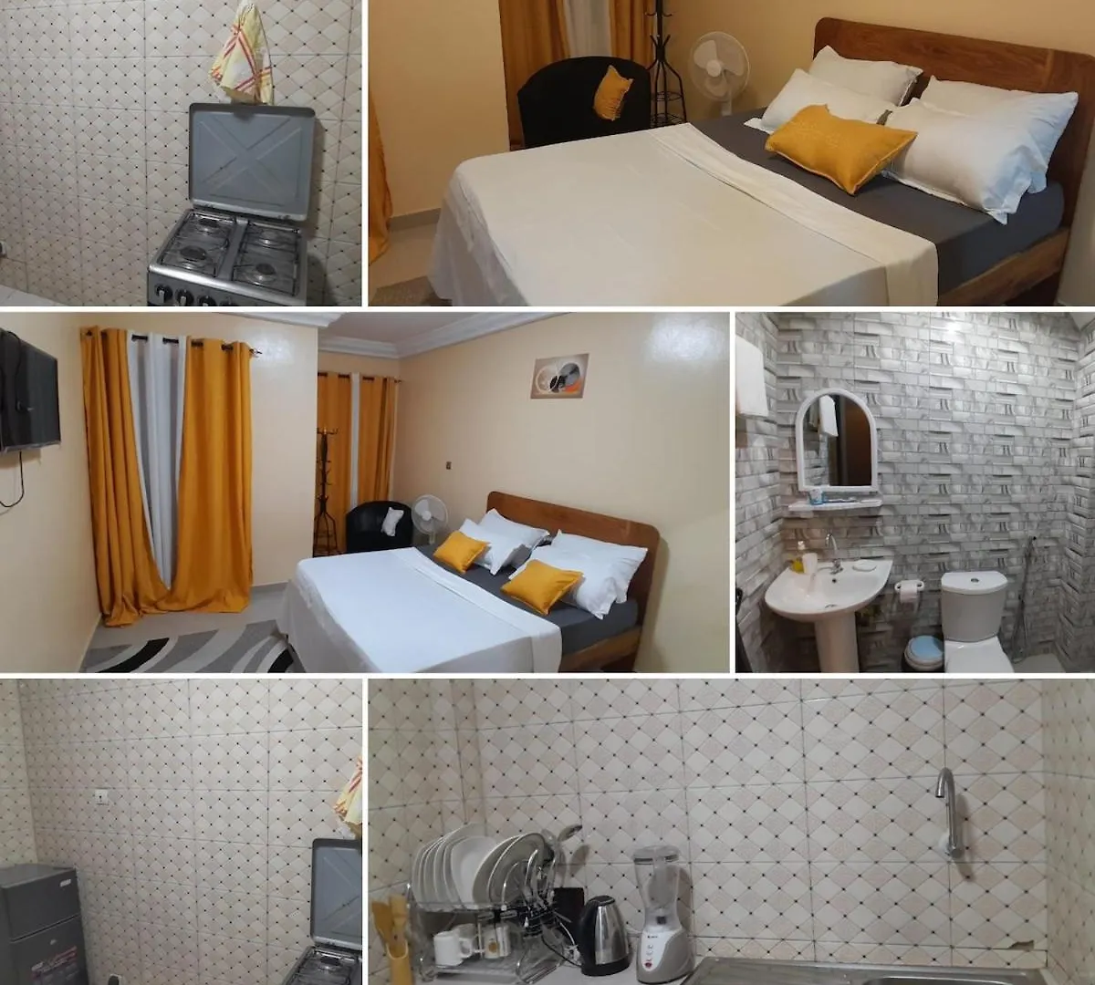 Bedroom-Simple And Comfortable-Colobane, Dakar Apartment